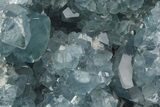 Sparkly Celestine (Celestite) Geode Half- Madagascar #223661-2
